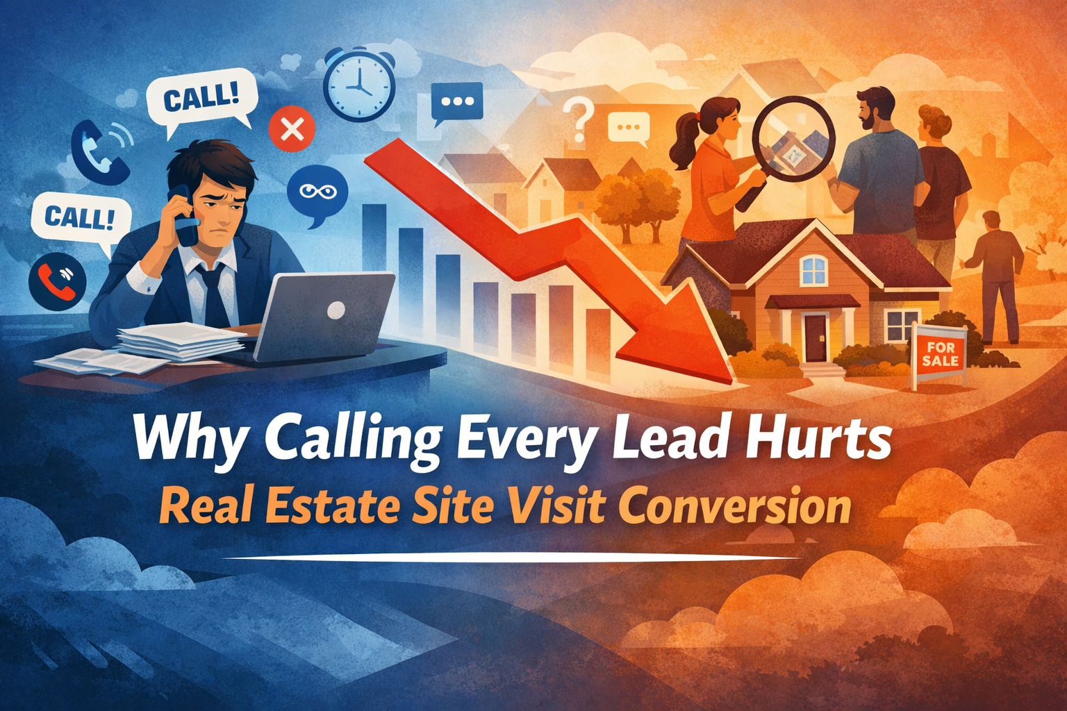 Why calling every lead hurts site visit conversion
