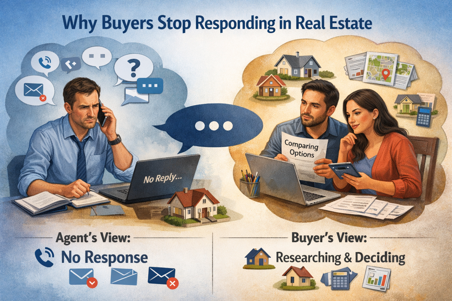 Why buyers stop responding after showing interest in real estate